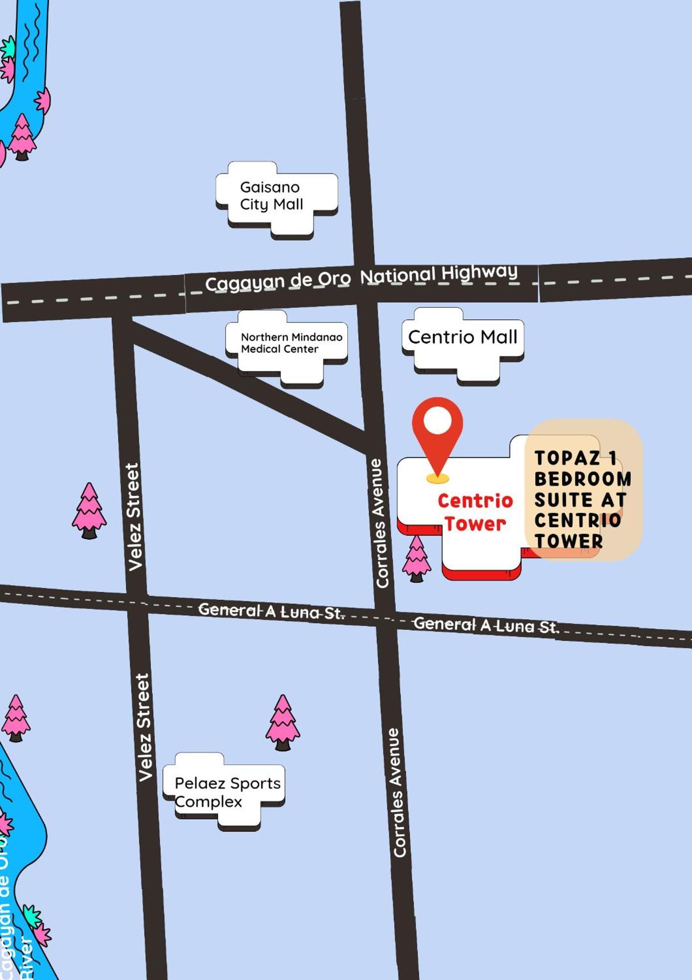 Topaz 1 Bedroom Suite Orochi Staycation Ph At Centrio Towers Cagayan de Oro Bagian luar foto
